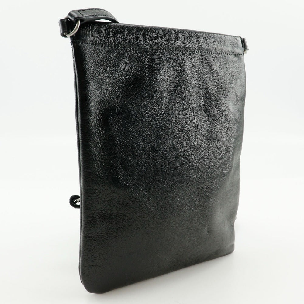 SAINT LAURENT PARIS Shoulder Bag 581697 1GE0E 1000 NERO leather black Sacosh unisex(Unisex) Used Authentic