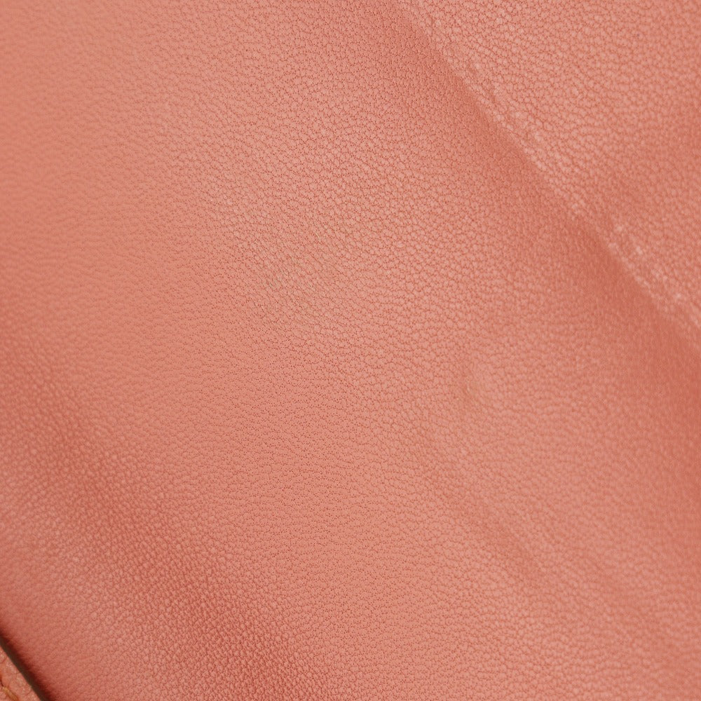HERMES Long Wallet Purse Shave pink Dogon GM Women Used Authentic