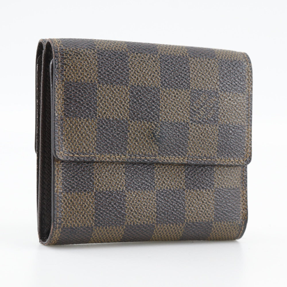 LOUIS VUITTON Bifold Wallet N61652 Damier canvas Brown W Hook Wallet  Porte BilletsCartes Crdit unisex(Unisex) Used Authentic