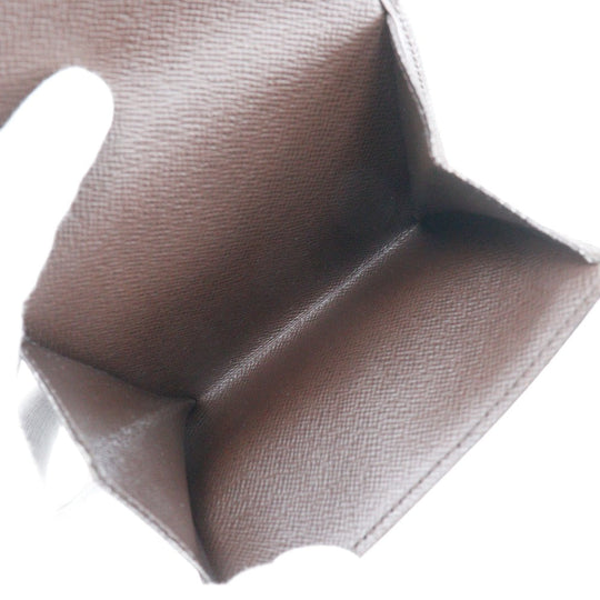 LOUIS VUITTON Bifold Wallet N61652 Damier canvas Brown W Hook Wallet  Porte BilletsCartes Crdit unisex(Unisex) Used Authentic