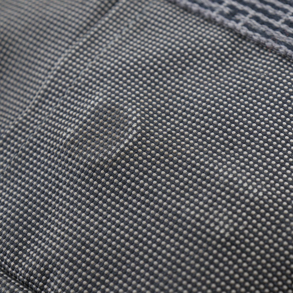 HERMES Business bag Nylon canvas gray Document bag Her Line unisex(Unisex) Used Authentic