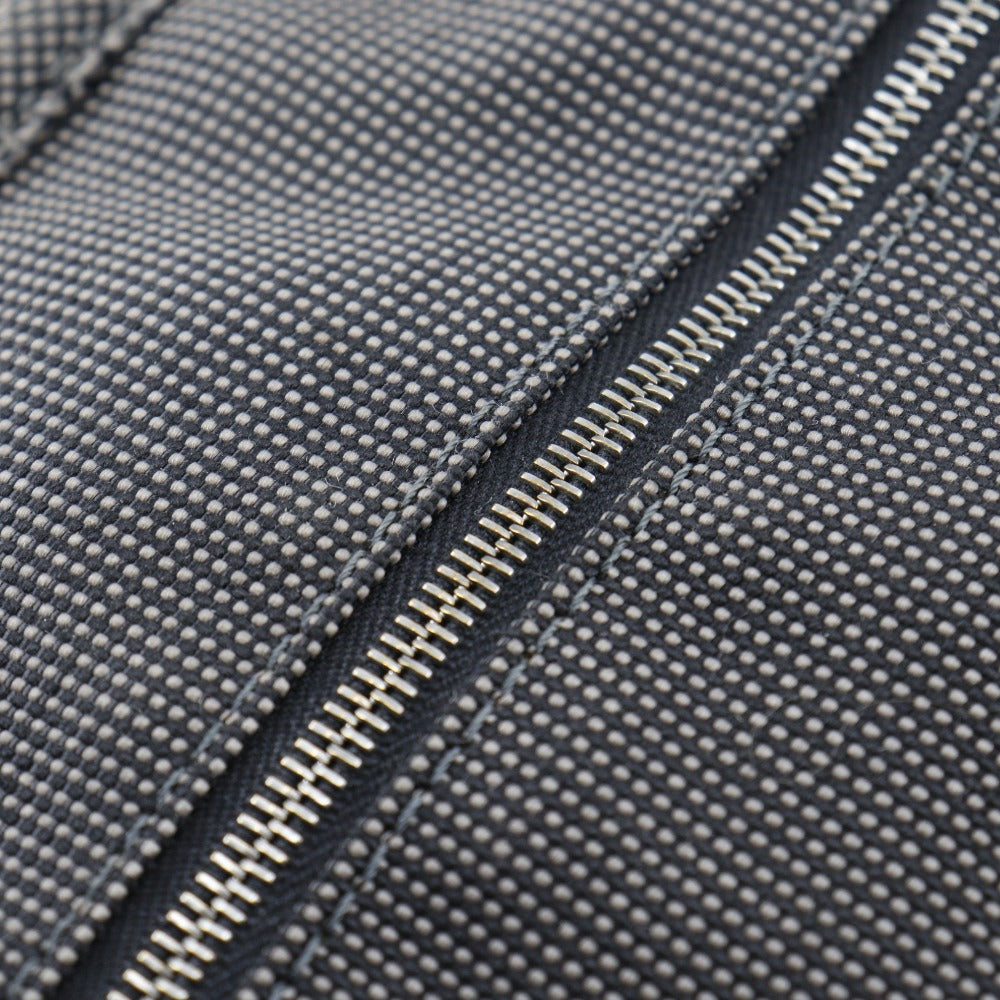 HERMES Business bag Nylon canvas gray Document bag Her Line unisex(Unisex) Used Authentic