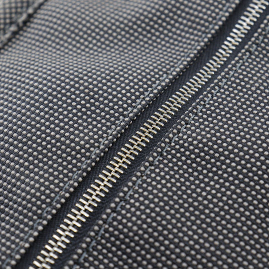 HERMES Business bag Nylon canvas gray Document bag Her Line unisex(Unisex) Used Authentic