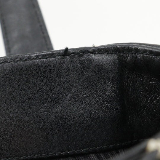 CHANEL Handbag A18126 Calfskin black Wild Stitch Tote Women Used Authentic