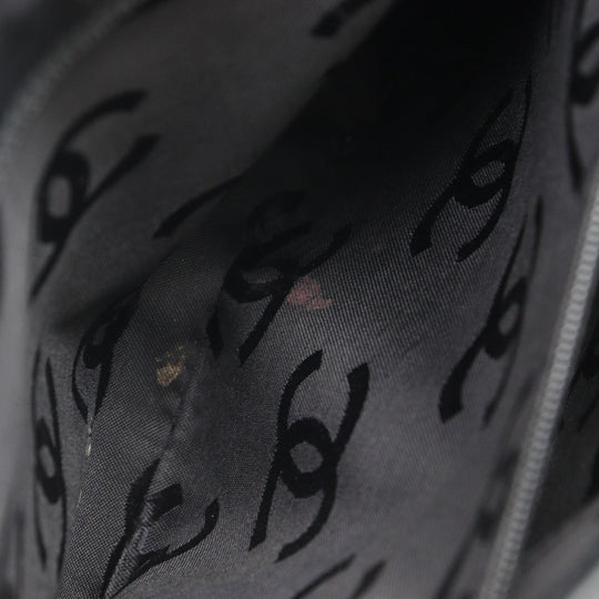 CHANEL Handbag A18126 Calfskin black Wild Stitch Tote Women Used Authentic