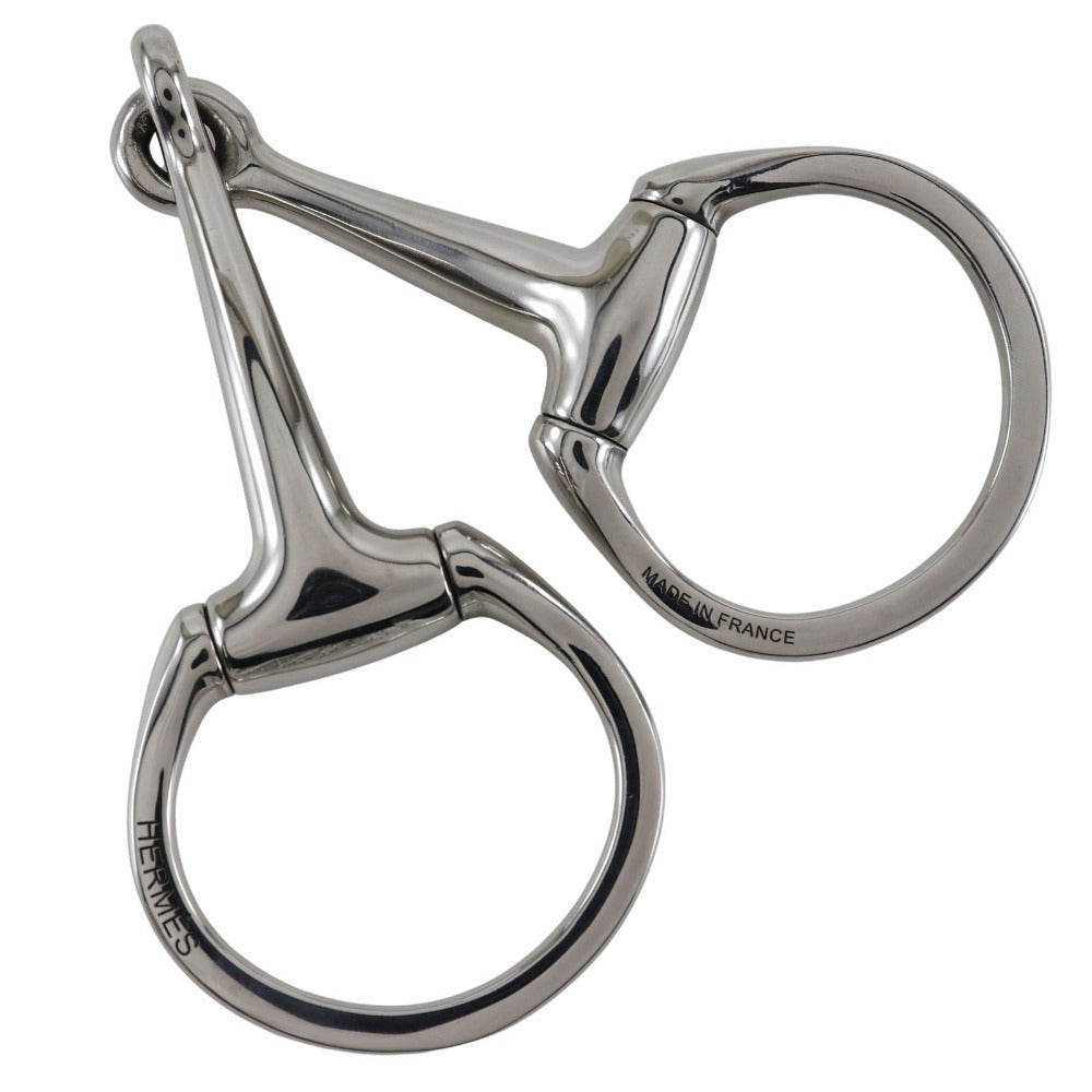 HERMES Other miscellaneous goods metallic Silver Horse Tack Muzzle Eggbat Women Used Authentic