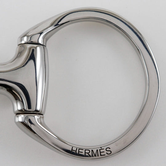 HERMES Other miscellaneous goods metallic Silver Horse Tack Muzzle Eggbat Women Used Authentic