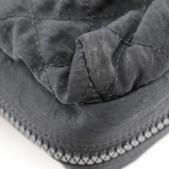 CHANEL Shoulder Bag Nylon black Matrasse Sports line Women Used Authentic