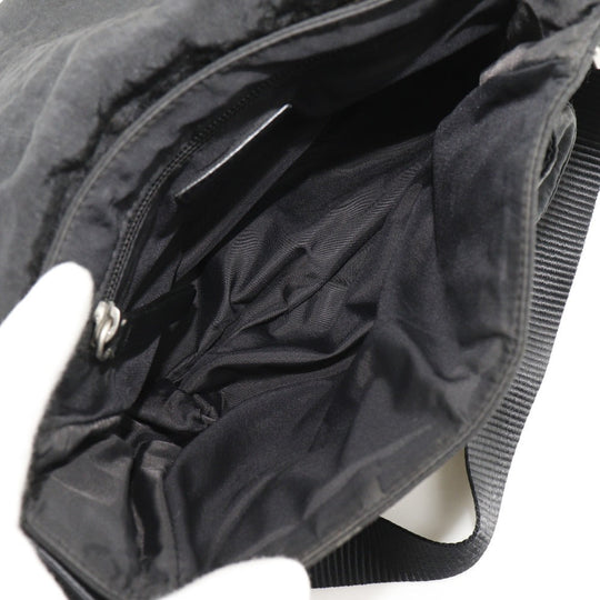 CHANEL Shoulder Bag Nylon black Matrasse Sports line Women Used Authentic