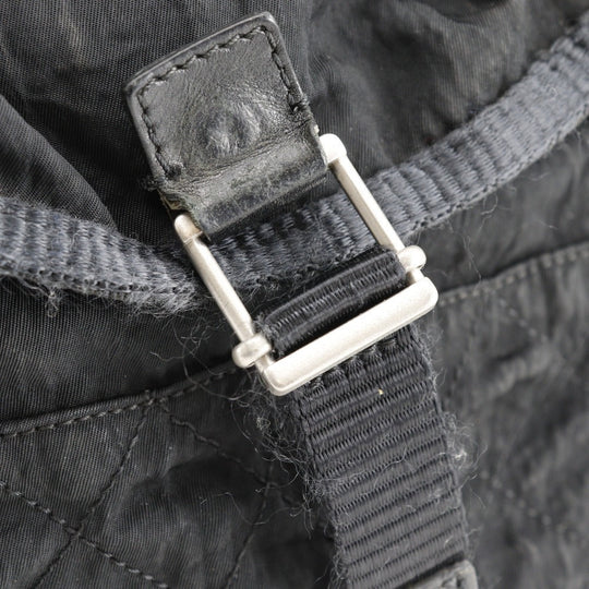 CHANEL Shoulder Bag Nylon black Matrasse Sports line Women Used Authentic