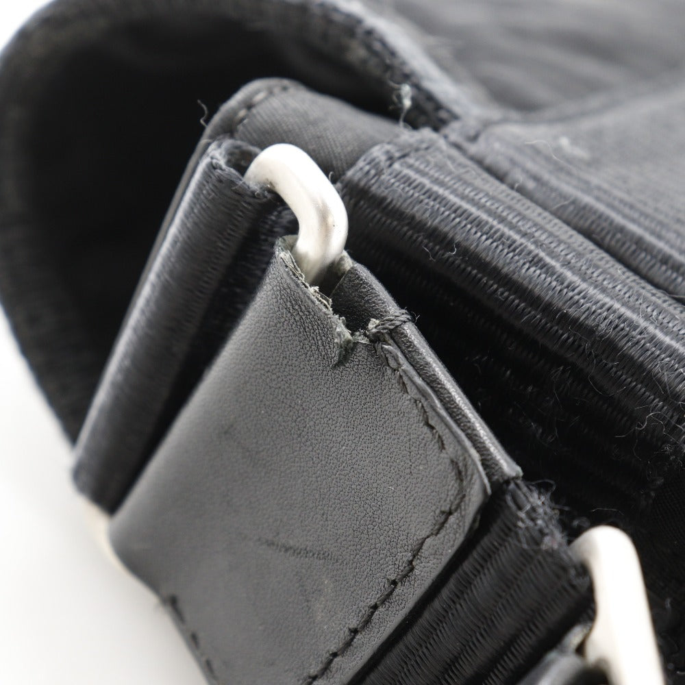 CHANEL Shoulder Bag Nylon black Matrasse Sports line Women Used Authentic