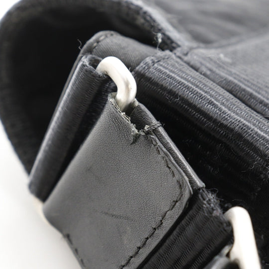 CHANEL Shoulder Bag Nylon black Matrasse Sports line Women Used Authentic