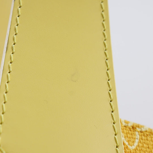 LOUIS VUITTON Tote Bag M95989 canvas yellow Monogram beach line Hippo Ipanema GM Women Used Authentic
