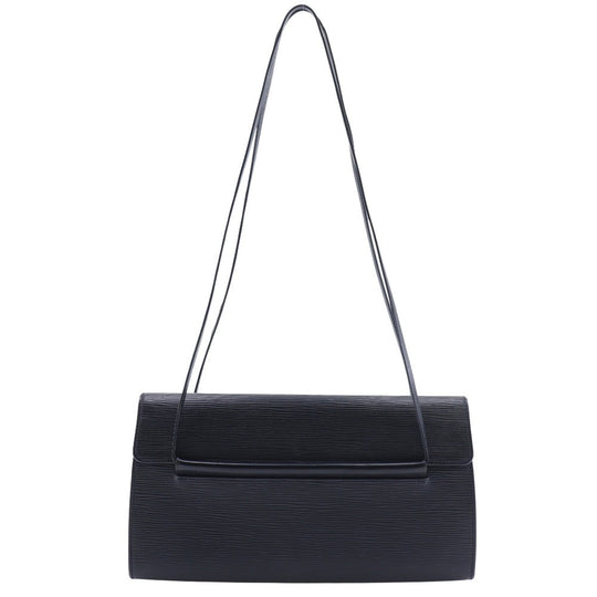 LOUIS VUITTON Shoulder Bag M52022 Epi Leather black Dinar Women Used Authentic
