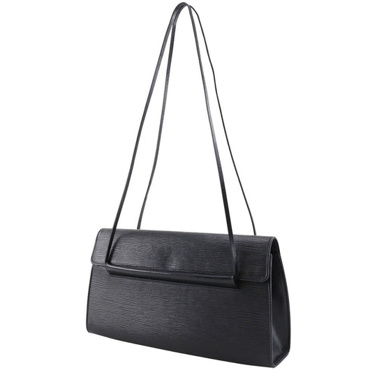 LOUIS VUITTON Shoulder Bag M52022 Epi Leather black Dinar Women Used Authentic