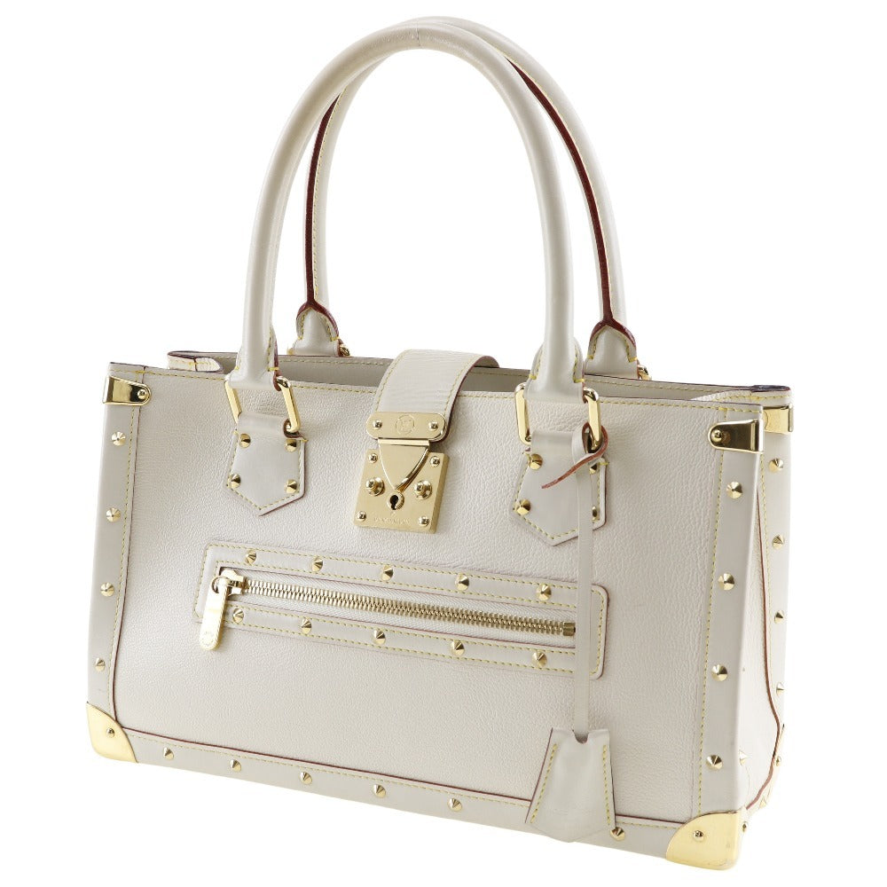 LOUIS VUITTON Handbag M91815 Goatskin Bron (White) Suhali line Fabreau Women Used Authentic
