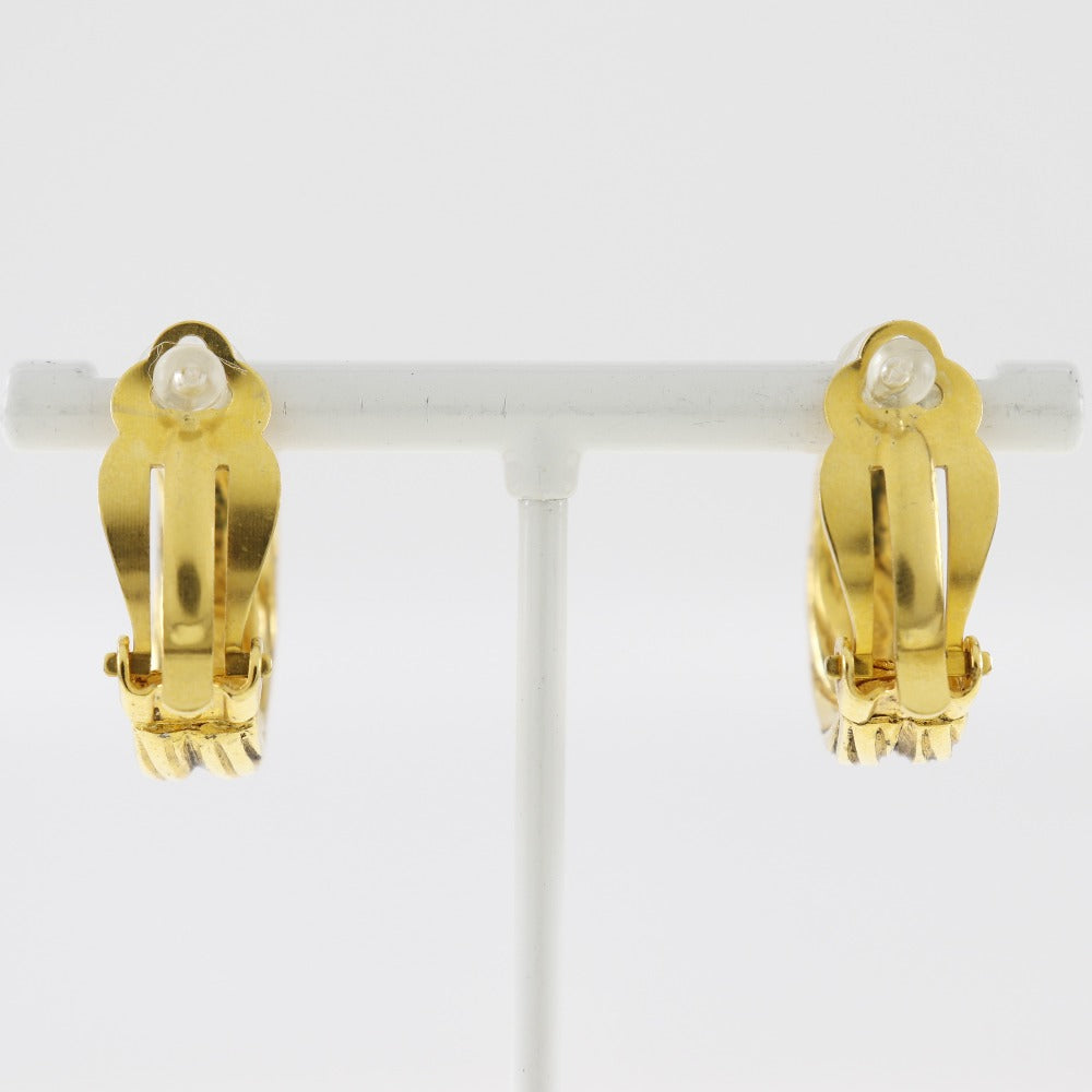 CHANEL Earring Plated Gold gold Women Used Authentic