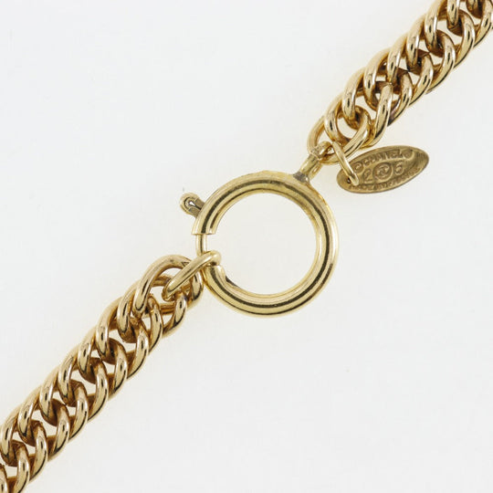 CHANEL Necklace Plated Gold gold Women Used Authentic