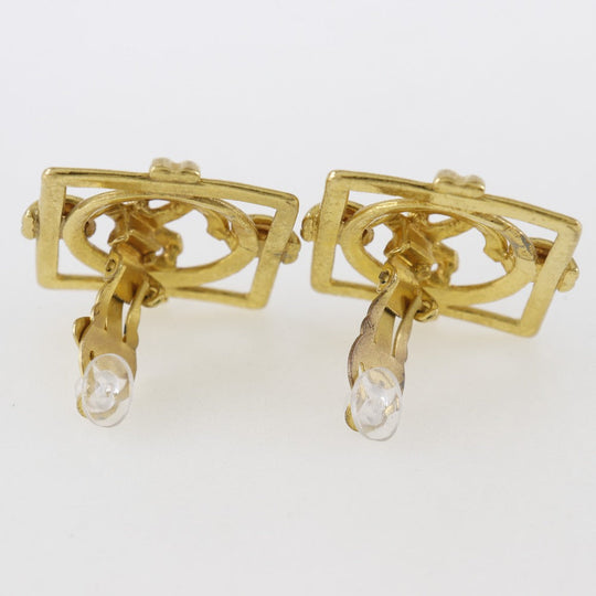 CHANEL Earring Plated Gold gold Women Used Authentic