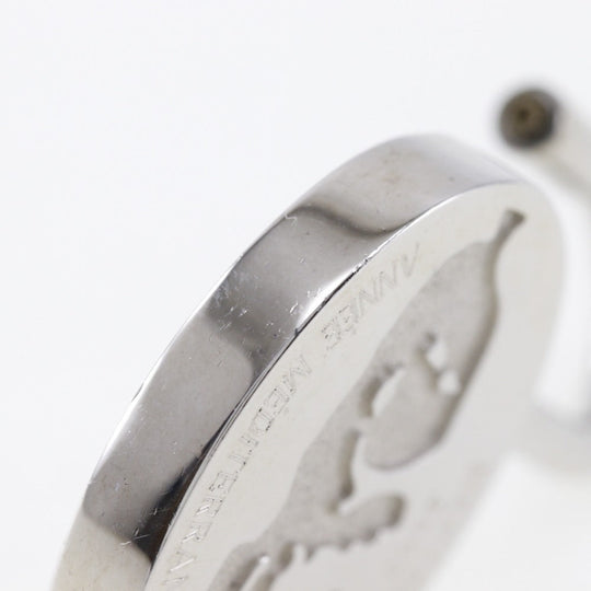 HERMES Cadena metallic Silver Mediterranean 2003 ANNEE MEDITERRANEE unisex(Unisex) Used Authentic