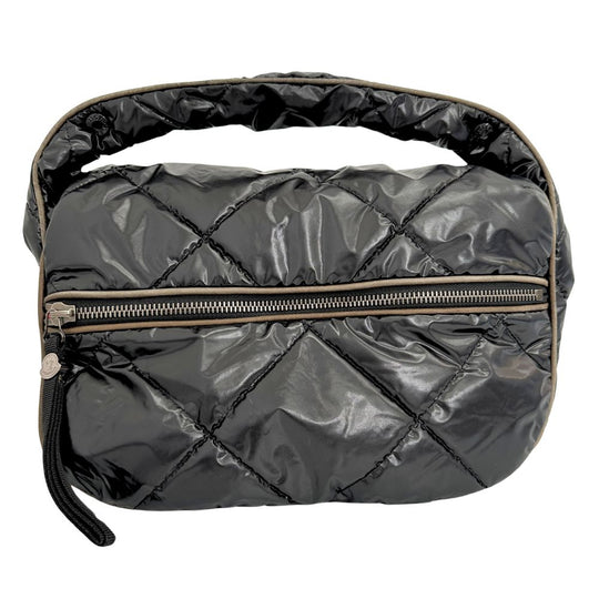 MONCLER Shoulder Bag Nylon black Women Used Authentic