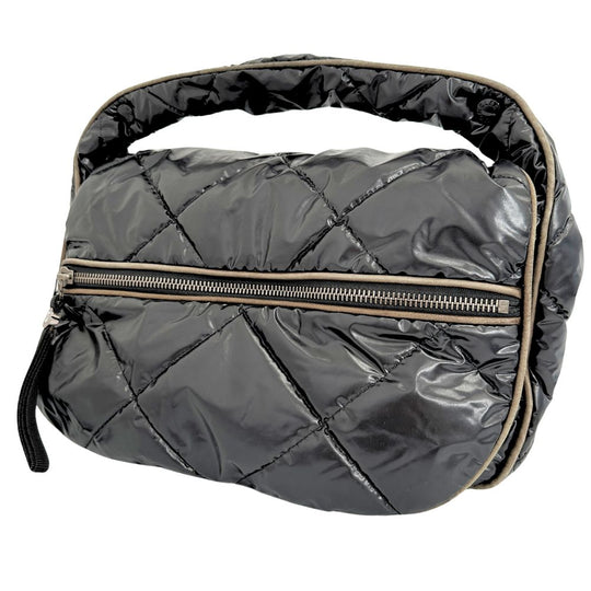 MONCLER Shoulder Bag Nylon black Women Used Authentic