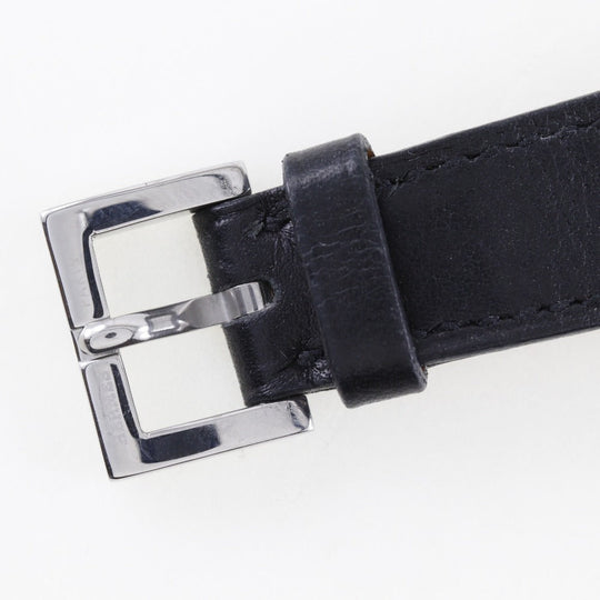 HERMES Watches Quartz PA1.220 Stainless Steel , Leather gold paprika White dial Women Used Authentic