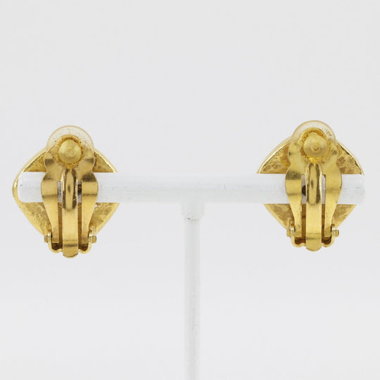 CHANEL Earring Plated Gold gold Women Used Authentic