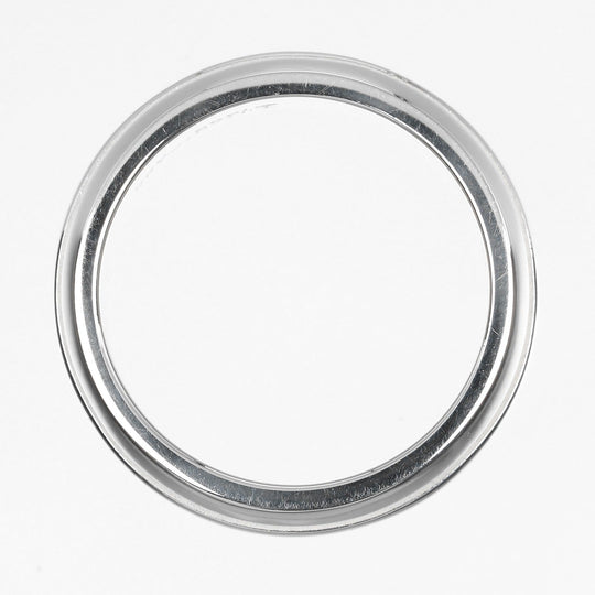 TIFFANY&Co. Ring Silver925 Silver Atlas Grooved Double Line Women Used Authentic