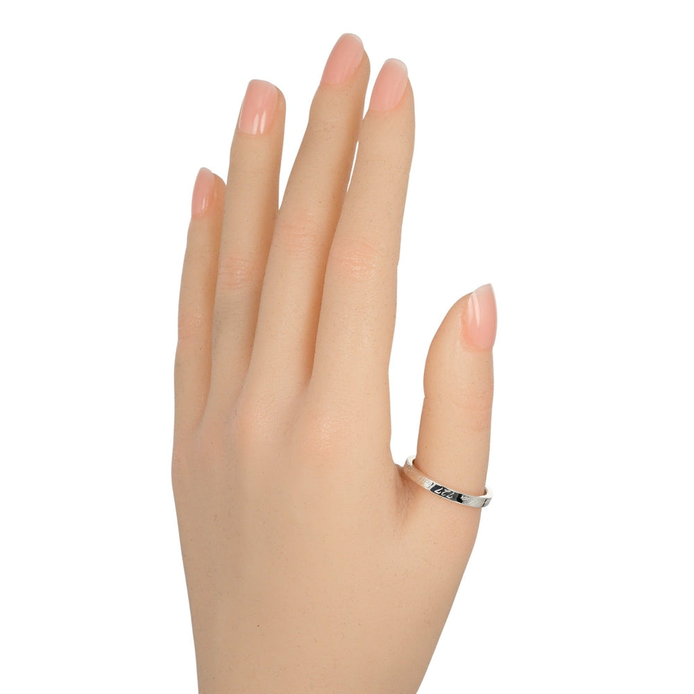 TIFFANY&Co. Ring Silver925 Silver Notes Women Used Authentic