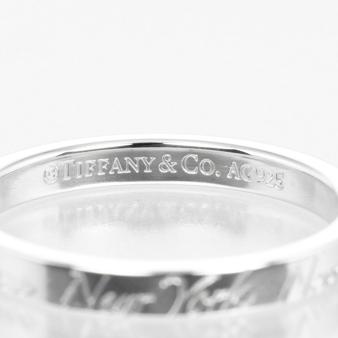 TIFFANY&Co. Ring Silver925 Silver Notes Women Used Authentic