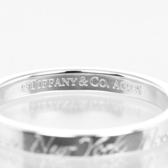 TIFFANY&Co. Ring Silver925 Silver Notes Women Used Authentic