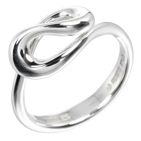 TIFFANY&Co. Ring Silver925 Silver Open wave Women Used Authentic