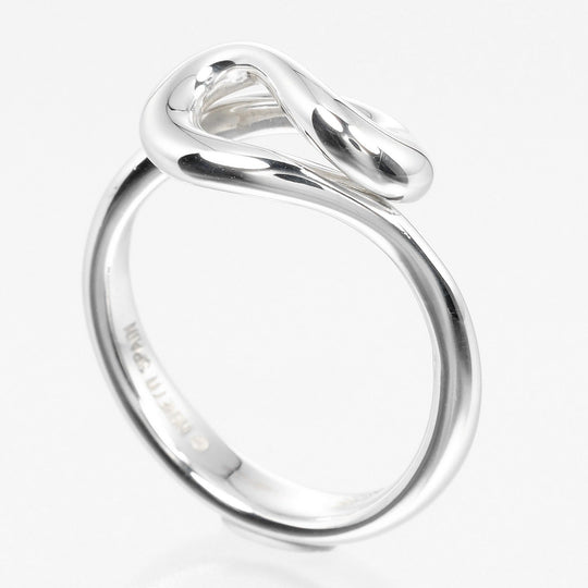 TIFFANY&Co. Ring Silver925 Silver Open wave Women Used Authentic