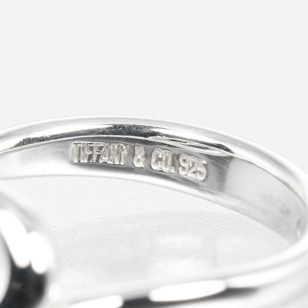 TIFFANY&Co. Ring Silver925 Silver Open wave Women Used Authentic