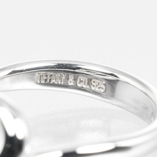 TIFFANY&Co. Ring Silver925 Silver Open wave Women Used Authentic