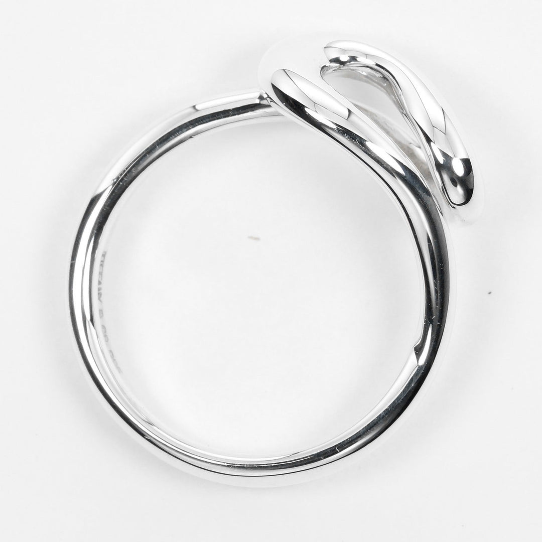 TIFFANY&Co. Ring Silver925 Silver Open wave Women Used Authentic
