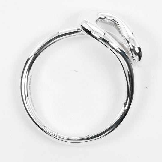 TIFFANY&Co. Ring Silver925 Silver Open wave Women Used Authentic