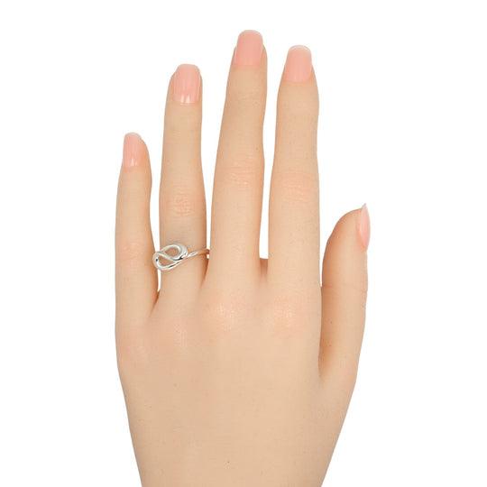 TIFFANY&Co. Ring Silver925 Silver Open wave Women Used Authentic