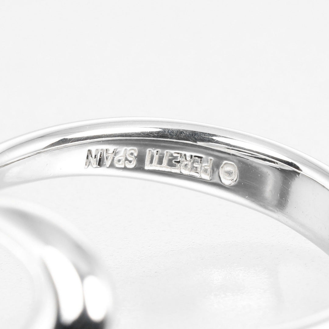 TIFFANY&Co. Ring Silver925 Silver Open wave Women Used Authentic