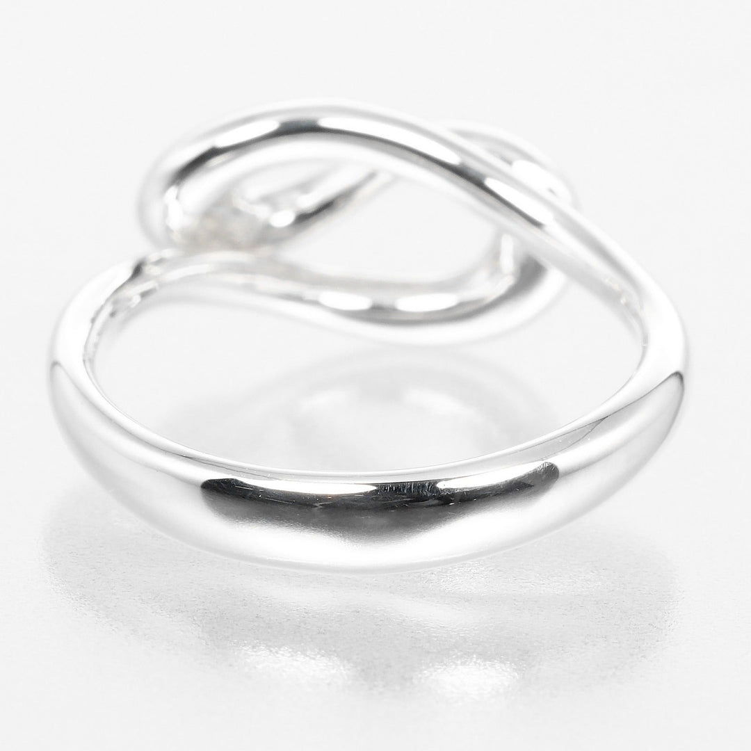 TIFFANY&Co. Ring Silver925 Silver Open wave Women Used Authentic