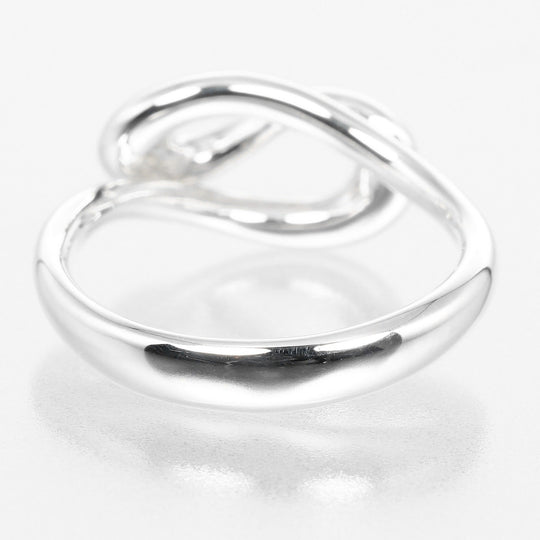 TIFFANY&Co. Ring Silver925 Silver Open wave Women Used Authentic
