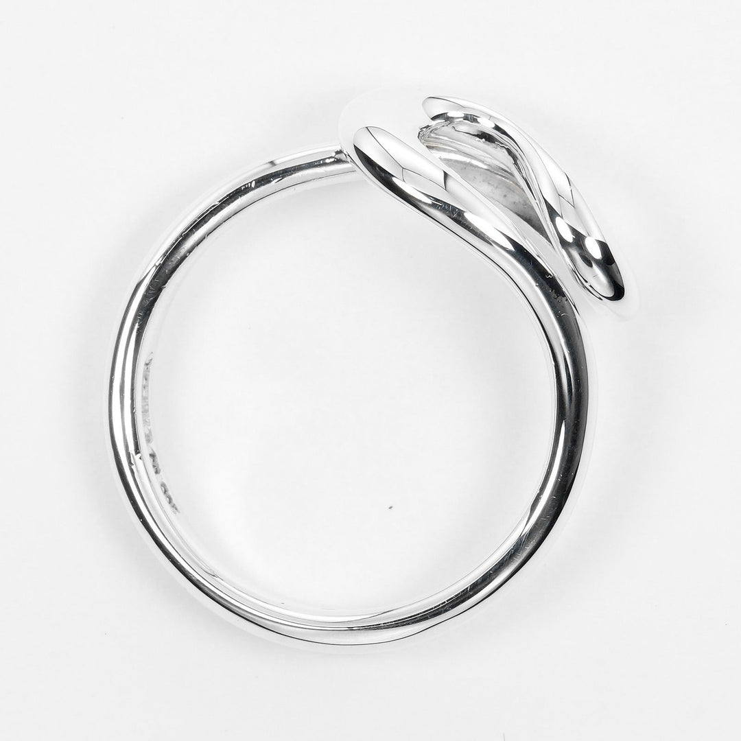 TIFFANY&Co. Ring Silver925 Silver Open wave Women Used Authentic