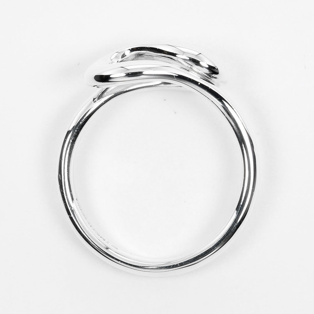 TIFFANY&Co. Ring Silver925 Silver Open wave Women Used Authentic