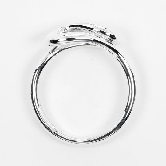 TIFFANY&Co. Ring Silver925 Silver Open wave Women Used Authentic