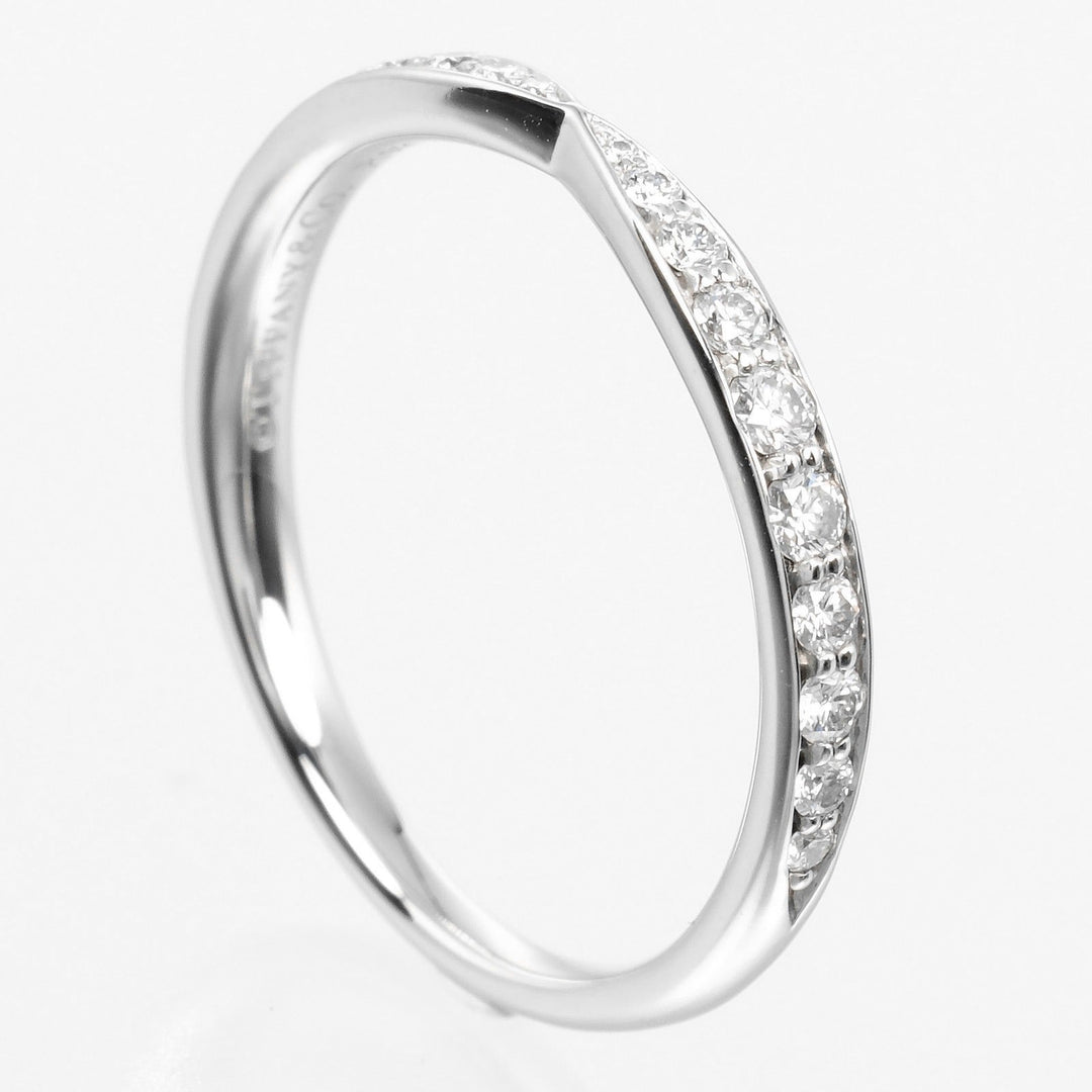 TIFFANY&Co. Ring Pt950Platinum, Diamond Silver harmony Women Used Authentic