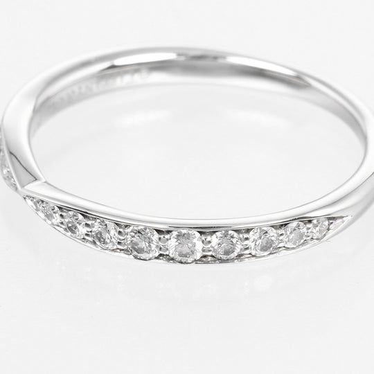 TIFFANY&Co. Ring Pt950Platinum, Diamond Silver harmony Women Used Authentic