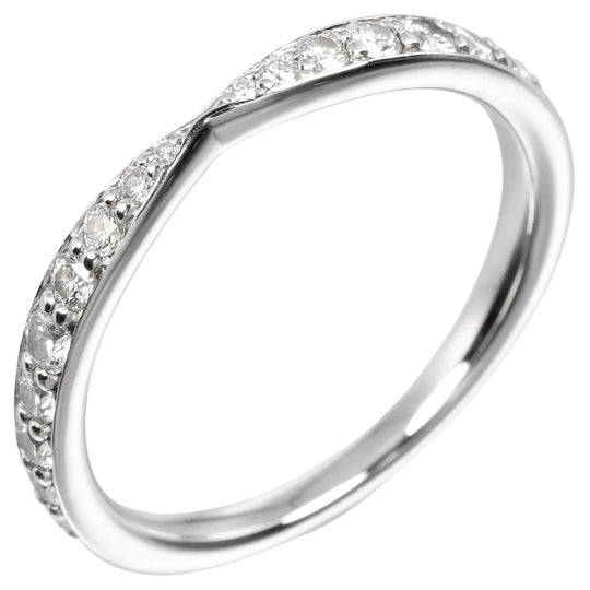 TIFFANY&Co. Ring Pt950Platinum, Diamond Silver harmony Women Used Authentic