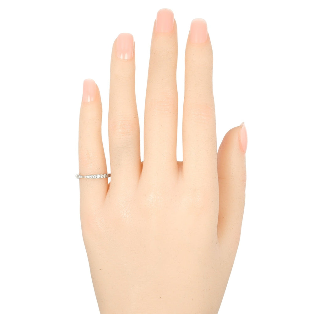 TIFFANY&Co. Ring Pt950Platinum, Diamond Silver harmony Women Used Authentic
