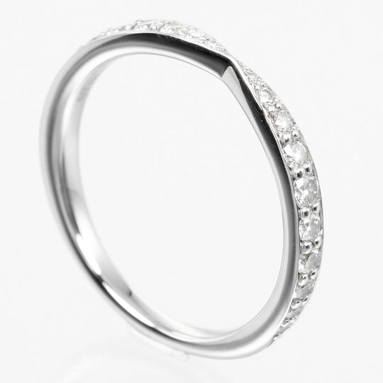 TIFFANY&Co. Ring Pt950Platinum, Diamond Silver harmony Women Used Authentic